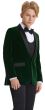 Tazio Boy's 5 Piece Suit with Shirt & Tie - Velvet Suit