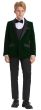 Tazio Boy's 5 Piece Suit with Shirt & Tie - Velvet Suit