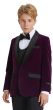 Tazio Boy's 5 Piece Suit with Shirt & Tie - Velvet Suit