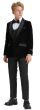 Tazio Boy's 5 Piece Suit with Shirt & Tie - Velvet Suit